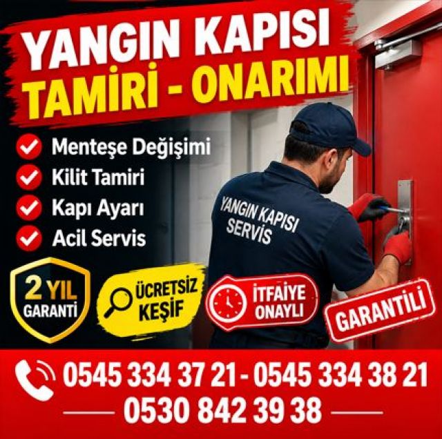 İstanbul Ucuz Yangın Kapısı | Yangın Kapısı Tamiri ve Ekonomik Çözümler
